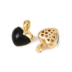 Латунь эмаль подвески&nbsp;KK-H078-32G-01