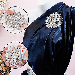 2 Stück Glas-Hotfix-Strass.&nbsp;DIY-GF0013-36B