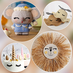 2 сумка фетровая кукольная ресница&nbsp;AJEW-FG0004-93A