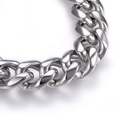 Устойчивые к потускнению браслеты из нержавеющей стали 304&nbsp;BJEW-E346-21P