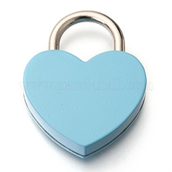 Cadenas en alliage mini serrure avec clé&nbsp;AJEW-WH0171-19D