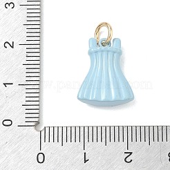 Pendentifs d'émail en laiton &nbsp;KK-CBA1122-01G-05