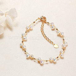 Collane di perle d'acqua dolce naturali e braccialetti di perline&nbsp;WG3957A-03