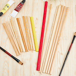 8 style de bâtons d'artisanat en bois&nbsp;WOOD-BC0001-12