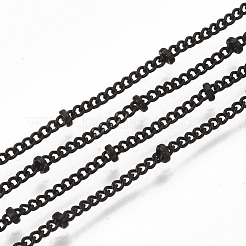Fabrication de collier de chaîne gourmette en fer recouvert de laiton&nbsp;MAK-T006-02A