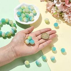 40pcs perles acryliques imitation perle&nbsp;OACR-FS0002-89A-05