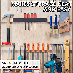 Прямоугольный железный настенный держатель для инструментов&nbsp;ODIS-WH0025-294