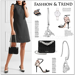 Латунь болтающийся серьги&nbsp;JE722A-1