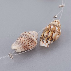 Bracciali a conchiglia intrecciati a spirale&nbsp;BJEW-JB03999