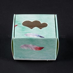 Confezione regalo di carta kraft creativa pieghevole rettangolare&nbsp;CON-B002-07A-02