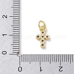 Ottone micro spianare fascino zirconi&nbsp;KK-L268-015G-B09