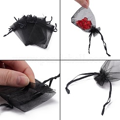 Organza-Geschenktüten mit Kordelzug&nbsp;X-OP-R016-7x9cm-18