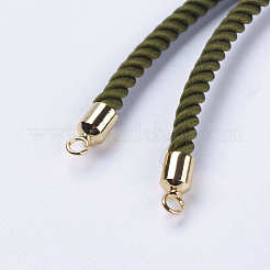 Nylon Twisted Cord Armband machen&nbsp;X-MAK-F018-15G-RS