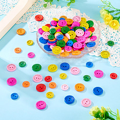 200 шт. 2 вида деревянных кнопок&nbsp;BUTT-TA0001-35