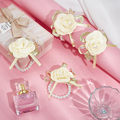 Пластиковый корсаж на запястье&nbsp;AJEW-WH0518-46