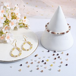 1000 шт. 10-цветные стеклянные бусины с имитацией жемчуга&nbsp;HY-SP0001-01D