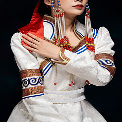 5 рулон ленты из органзы&nbsp;OCOR-LP0002-88B