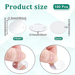 100 Stück Acryl-Strasssteine zum Aufnähen&nbsp;DIY-GA0002-69A-01
