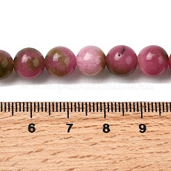 Природные окрашенные белого нефрита нитей бисера&nbsp;G-M402-C03-28