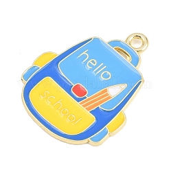 Pendentifs en alliage émaillé pour la rentrée scolaire&nbsp;FIND-E054-02G