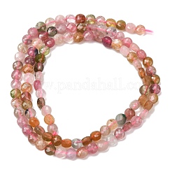 Fili di perle di tormalina multicolore naturale&nbsp;G-D110-F02-03