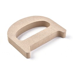 Lettre de tranches de bois non finies&nbsp;DIY-WH0162-62D