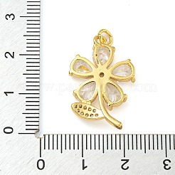 Стойки обшивки латунь микро проложить Циркон подвеску&nbsp;KK-Z063-24G