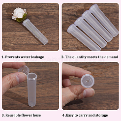 50 tube à eau floral en plastique pour compositions florales ({1} pièce).&nbsp;AJEW-GF0014-22
