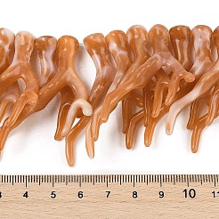 Undurchsichtige Acryl-Perlenstränge aus Korallenimitat&nbsp;SACR-P033-02B-07