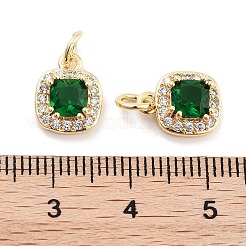 Pendentifs en laiton avec zircon&nbsp;KK-P271-33G