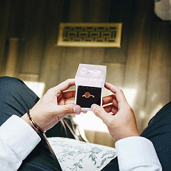 Квадратные картонные бумажные подарочные коробки для хранения колец&nbsp;CON-TAC0001-17B