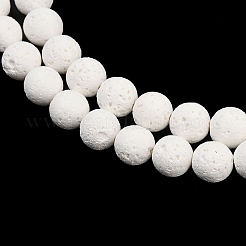 Синтетические бусины из лавы&nbsp;G-S397-D02-8mm