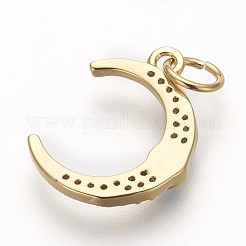 Colgante micropavé cubic zirconia de latón&nbsp;KK-P156-18G-NR