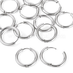 6 пара серег-колец Huggie Hoops из нержавеющей стали 202&nbsp;EJEW-TA0001-57C
