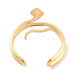 Кольца-манжеты из нержавеющей стали 304 в форме змеи для женщин&nbsp;RJEW-K273-09G