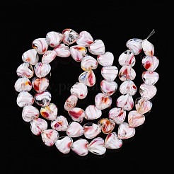 Perles millefiori verre brins&nbsp;X-GLAA-T023-34K