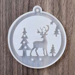 Рождественские силиконовые Молды для подвесок&nbsp;SIL-U003-02B