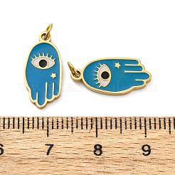 Подвески из нержавеющей стали 304 с эмалью&nbsp;STAS-E550-60G