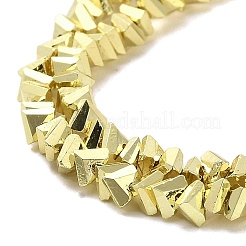 Стеклянные бусины с гальваническим покрытием &nbsp;EGLA-D030-16A-03