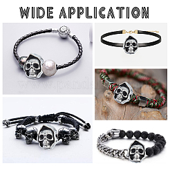10 pièce de perles d'Halloween en acier inoxydable 304&nbsp;STAS-DC0008-83