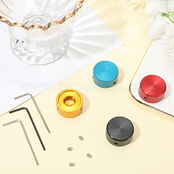 4 коробка двухцветных алюминиевых чехлов для гитарных педалей&nbsp;FIND-CN0002-23