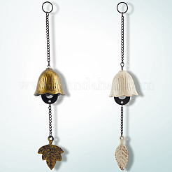 2 campanellino eolico giapponese in ferro battuto in 2 stili&nbsp;HJEW-GF0001-63