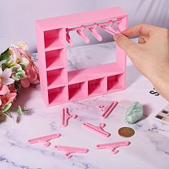 1 set di accessori per bambole in plastica in scatola espositiva&nbsp;ODIS-PH0009-45B