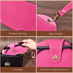 1 шт. футляр для очков из искусственной кожи&nbsp;AJEW-CN0005-54B