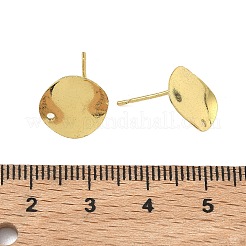 Messing Ohrstecker Zubehör&nbsp;KK-G557-07B-G