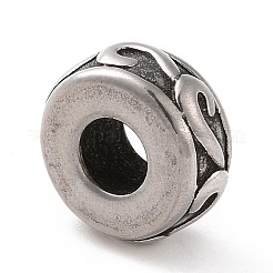 304 Edelstahl-Europäische Perlen&nbsp;STAS-M301-31AS