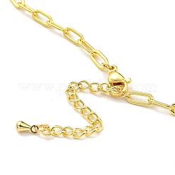Collana con ciondolo a cuore con zirconi e strass&nbsp;NJEW-B094-01G
