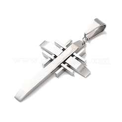 Grands pendentifs en acier inoxydable 304&nbsp;STAS-G377-01P