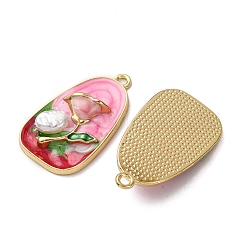 Сплав эмали цветочные кулоны&nbsp;ENAM-B028-41KCG-05