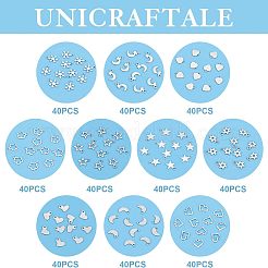 400 шт. 10 подвески из нержавеющей стали 201&nbsp;STAS-UN0031-46